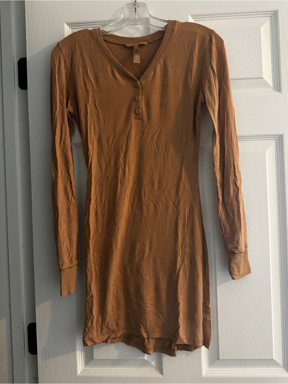 SKIMS Long Sleeve Lounge Dress